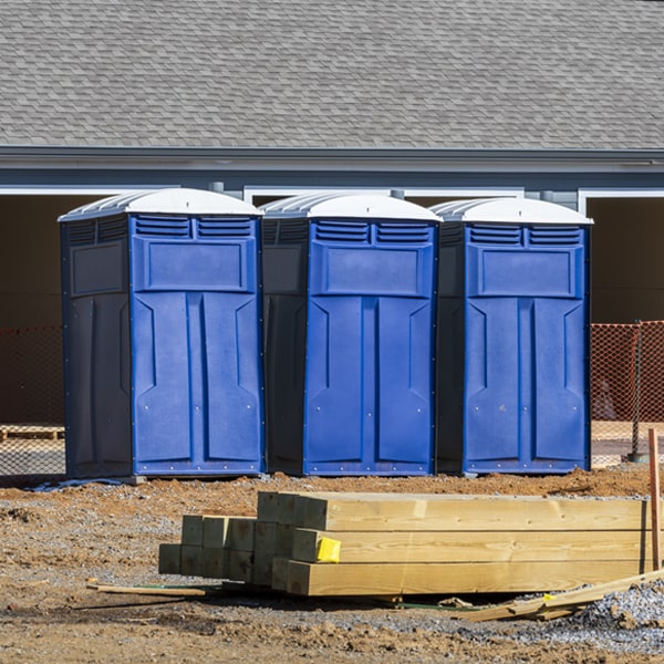 is there a specific order in which to place multiple portable restrooms in Amesbury Town